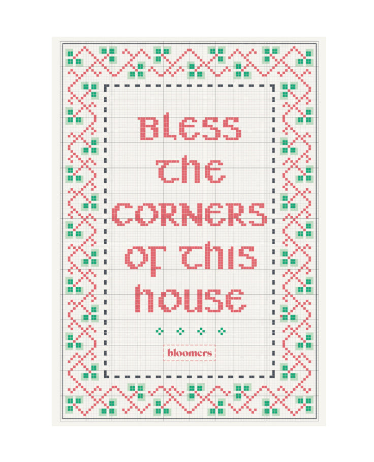 Bless the Corners of This House - Inspirational Home Wall Decor for Living Room, Bedroom & Office - Perfect for Housewarming Gifts & Christian Home Blessings