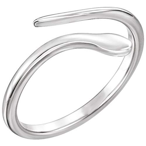 14K Rose Gold Snake Ring for Women - Elegant Serpent Jewelry for Everyday Wear, Gifts & Special Occasions