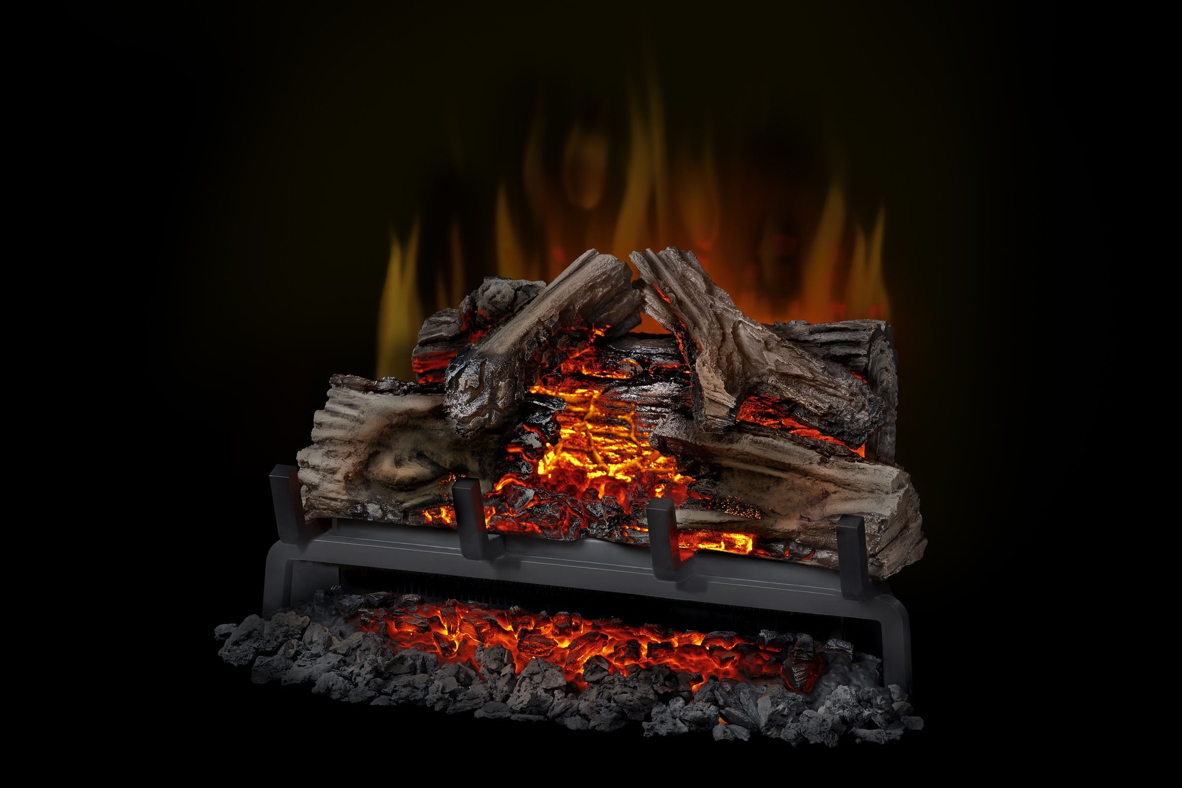 Napoleon Woodland 24 Inch Electric Fireplace Insert with Realistic Logs - Perfect for Living Rooms, Bedrooms & Home Decor