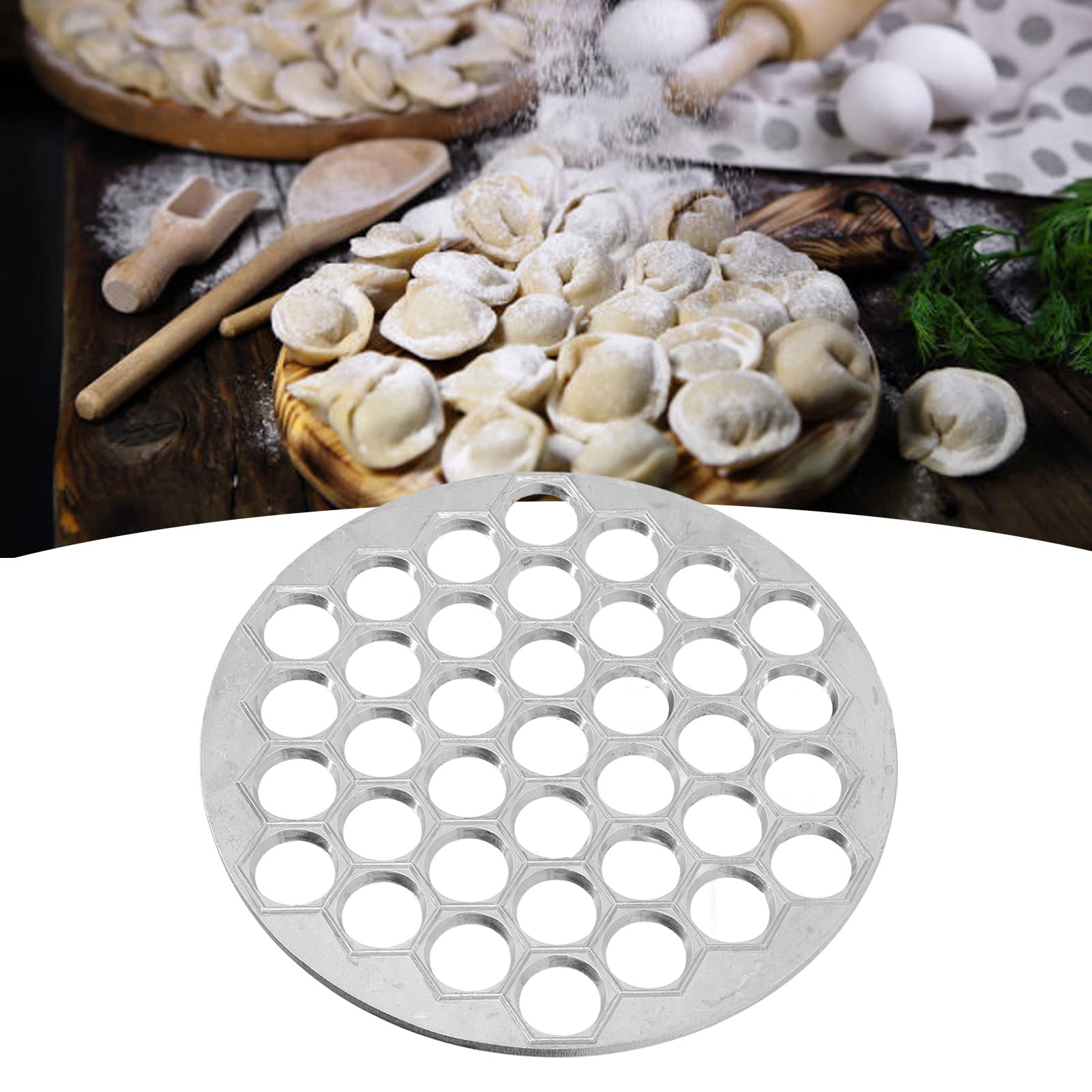 Russian Pelmeni Maker - Metal Dumpling Mold & Ravioli Cutter for Siberian Meat Dumplings | Perfect for Homemade Dumplings, Pierogi & Pasta Making