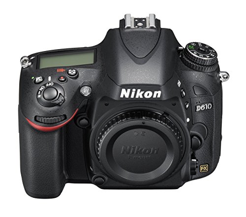 Nikon D610 24.3 MP Full Frame DSLR Camera (Body Only) - Certified Refurbished | Professional Photography, Portrait & Landscape Shooting, Low Light Performance