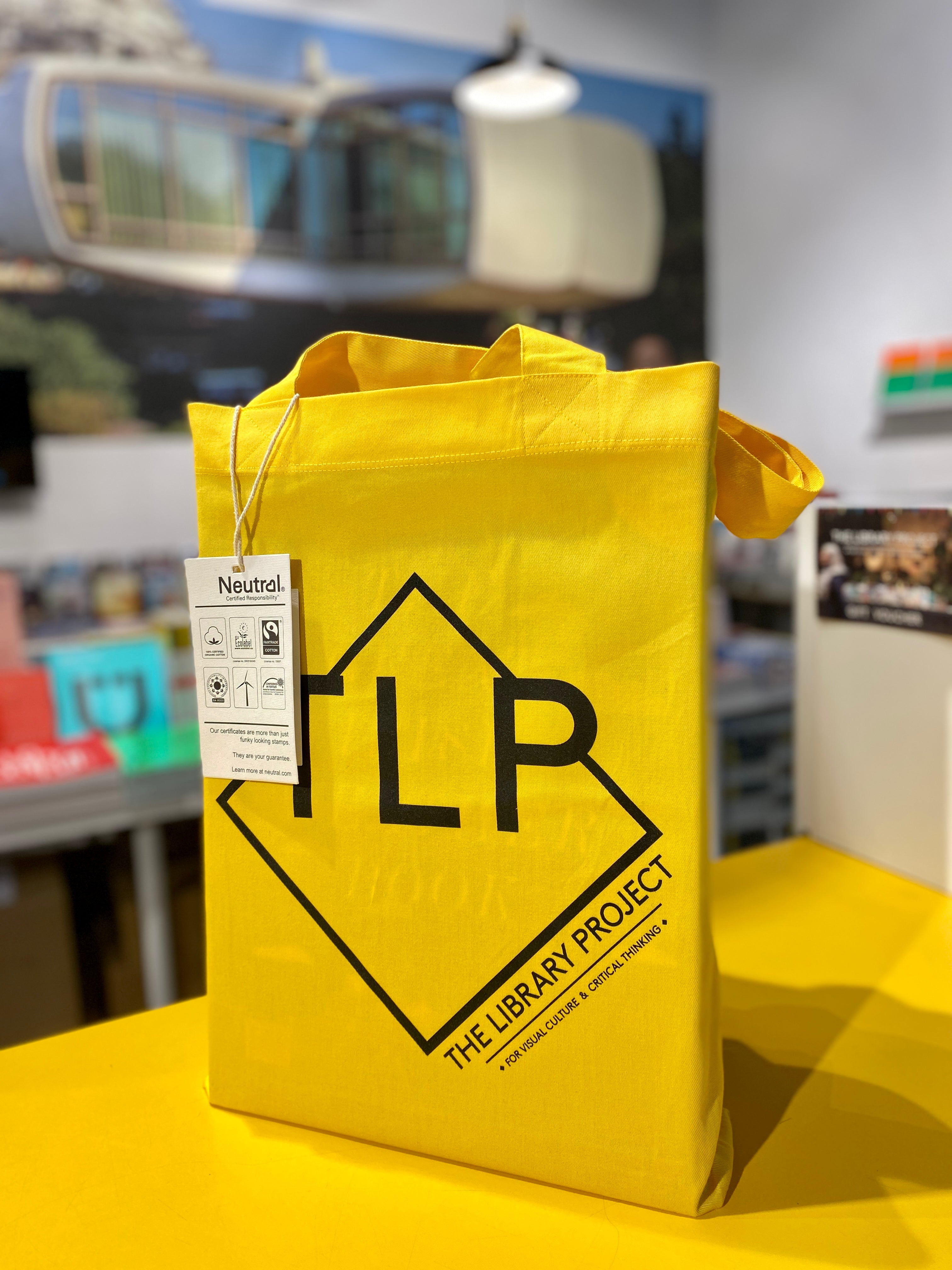 Stylish & Durable The Library Project Tote Bag - Perfect for Books, Groceries & Everyday Use | Reusable Shopping Bag for Work, School & Travel