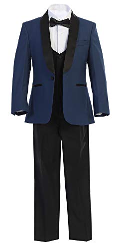 Indigo Blue With Black Solid