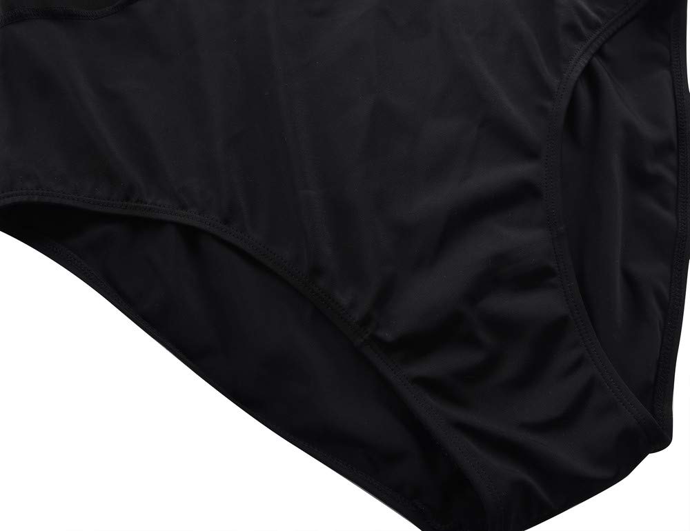 **Septangle One Piece Swim Dress for Women - Plus Size V Neck Tummy Control Swimwear | Bathing Suits for Beach, Pool & Vacation**