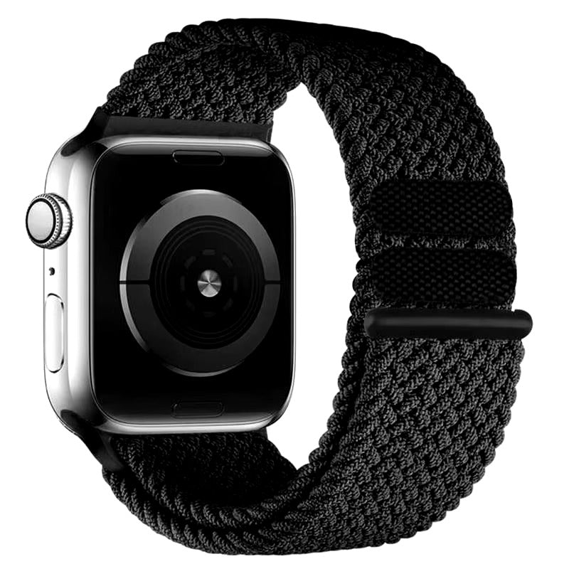 Braided Sports Bands for Apple Watch - Durable Nylon Strap with Adjustable Closure - Perfect for Running, Gym Workouts & Outdoor Activities