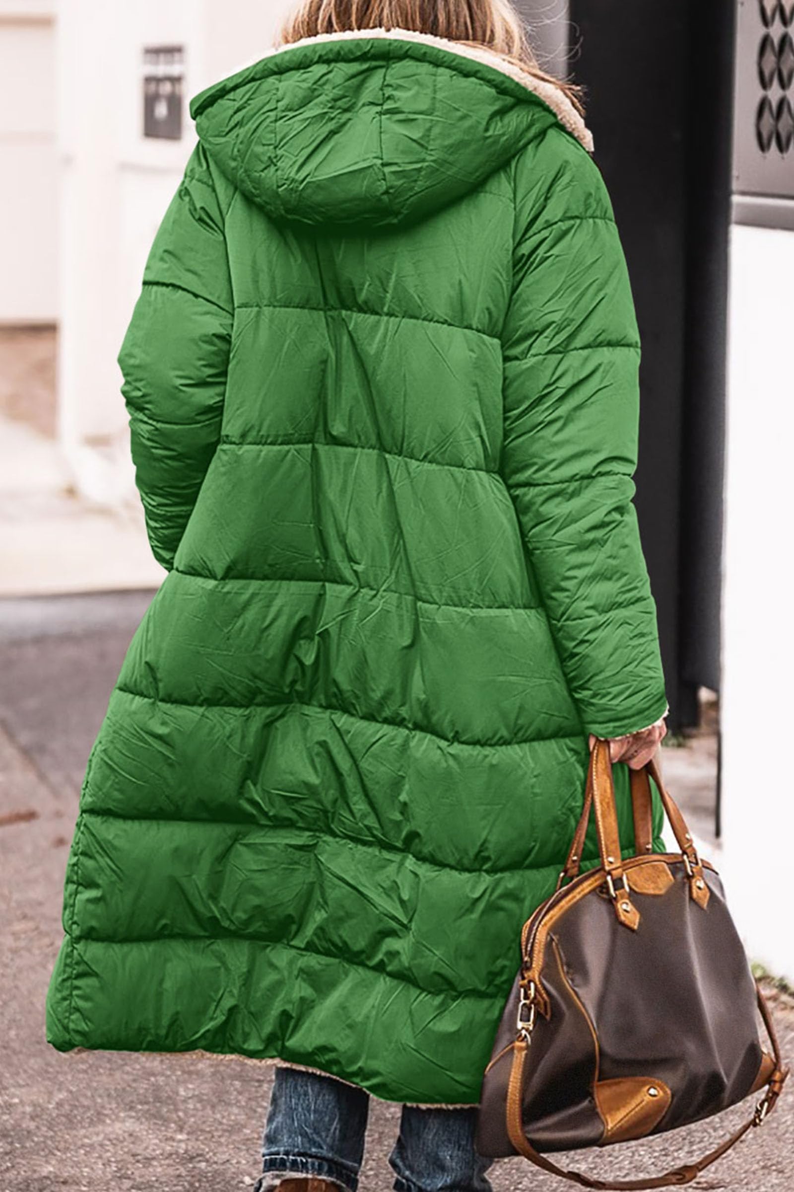 PRETTYGARDEN Women's Oversized Shearling Fleece Long Winter Coat Jacket - Warm Winter Outerwear for Women, Perfect for Cold Weather, Snow Days & Casual Outings