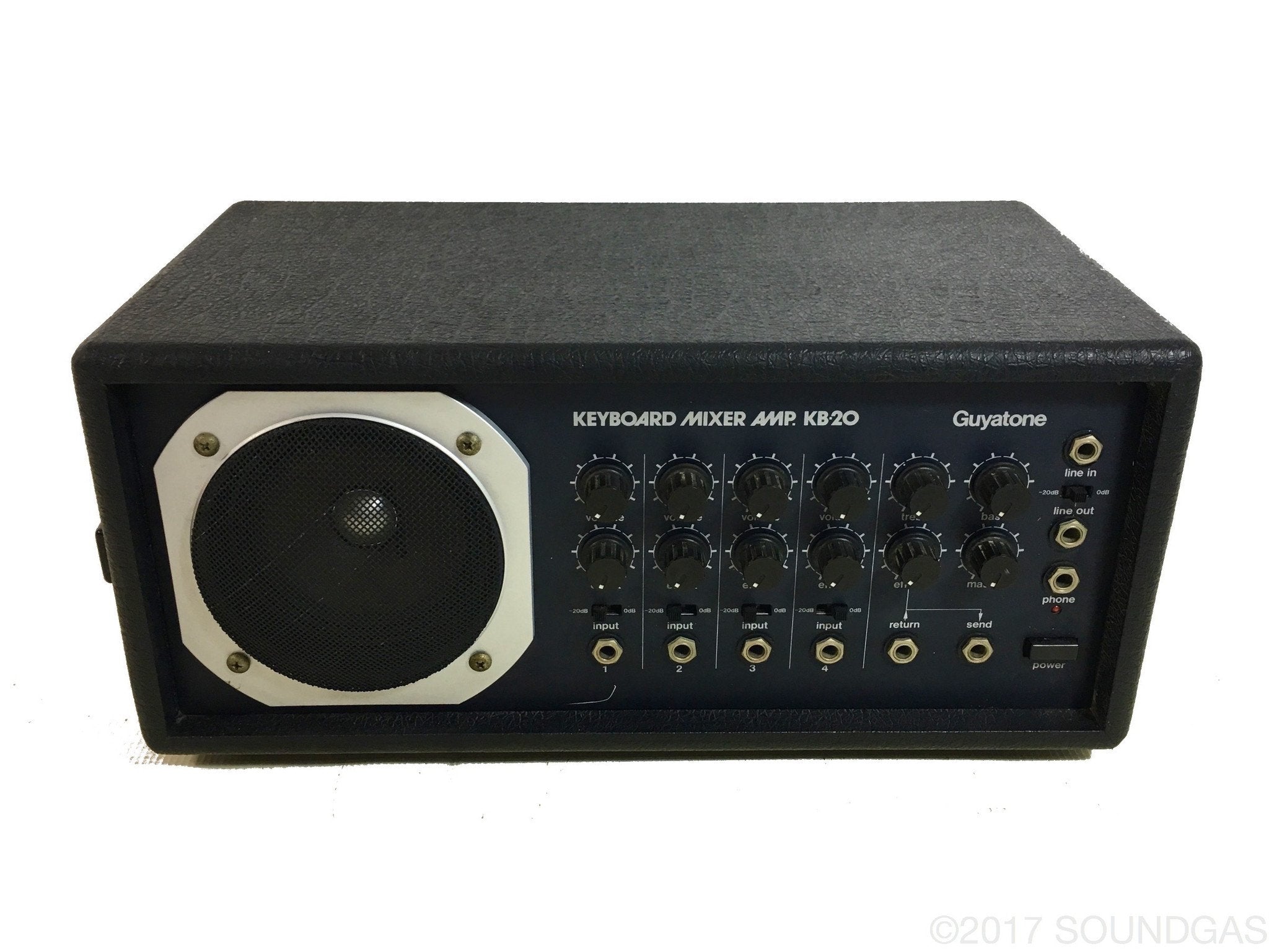 Guyatone KB.20 Professional Keyboard Mixer Amplifier - Perfect for Live Performances, Studio Recording & Home Practice