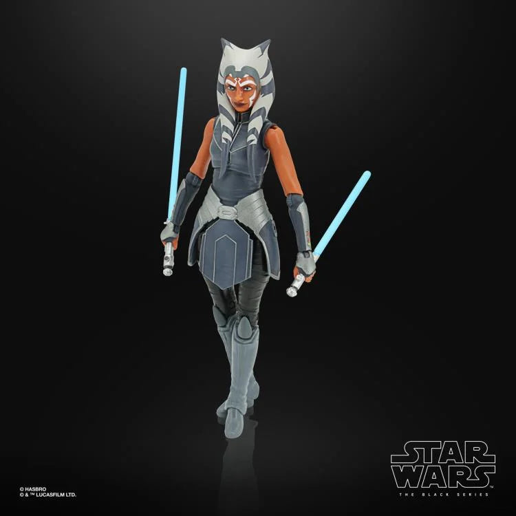 Star Wars The Black Series Ahsoka Tano 6-Inch Action Figure - Clone Wars Collectible for Display & Role Play Scenes