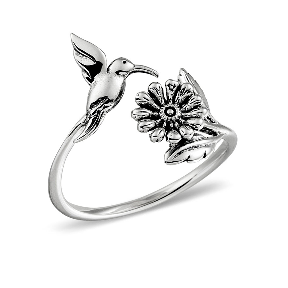 Hummingbird Ring - Elegant Sterling Silver Jewelry for Women | Perfect Gift for Birthday, Anniversary & Special Occasions