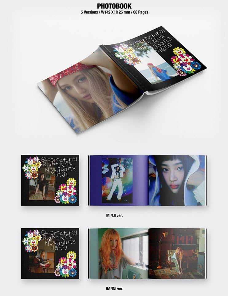 NewJeans SUPERNATURAL 1st Japanese Album CROSS BAG Version - Kpop Merchandise & Collectible (Random Ver) - Perfect for Kpop Fans, Album Collectors and Gift Giving