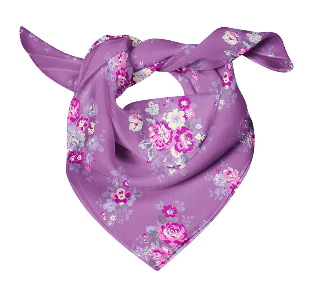 Bimba Printed Pure Silk Scarf for Women - Versatile Hair Wrap, Neck Scarf & Headband Accessory - Perfect for Office, Travel and Special Occasions