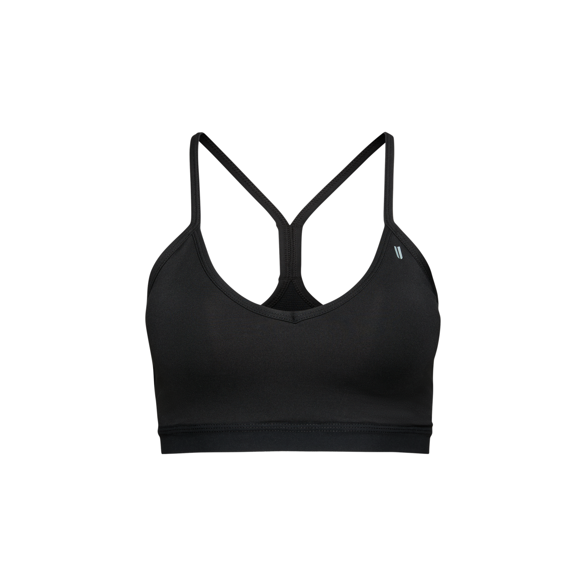 High-Performance Matte V-Neck Sports Bra for Women - Breathable & Supportive Workout Top for Running, Yoga & Gym