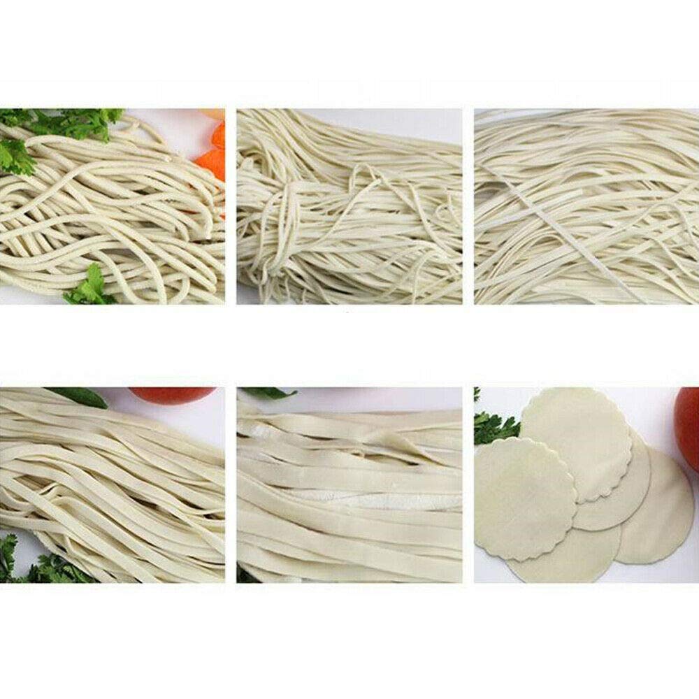 Commercial Pasta Roller Machine - Adjustable Thickness Hand Crank Noodle Maker for Homemade Spaghetti, Fettuccine, Lasagna & Dumpling Dough | Perfect for Italian Restaurants, Home Kitchens & Culinary Schools