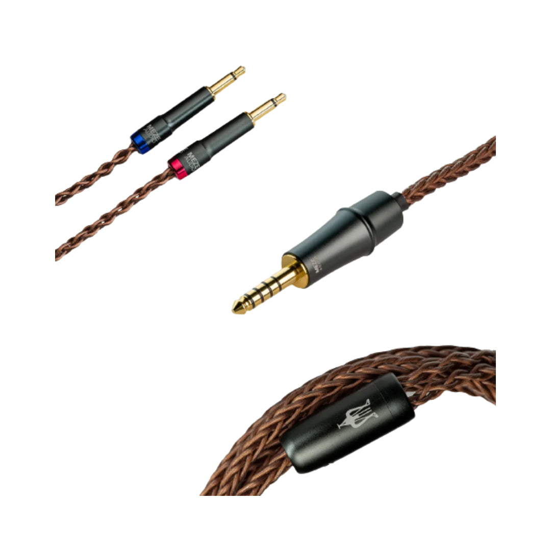 Premium Meze Audio 3.5mm Copper PCUHD Audio Cable - High-Quality Sound for Headphones, Gaming Headsets & Studio Equipment