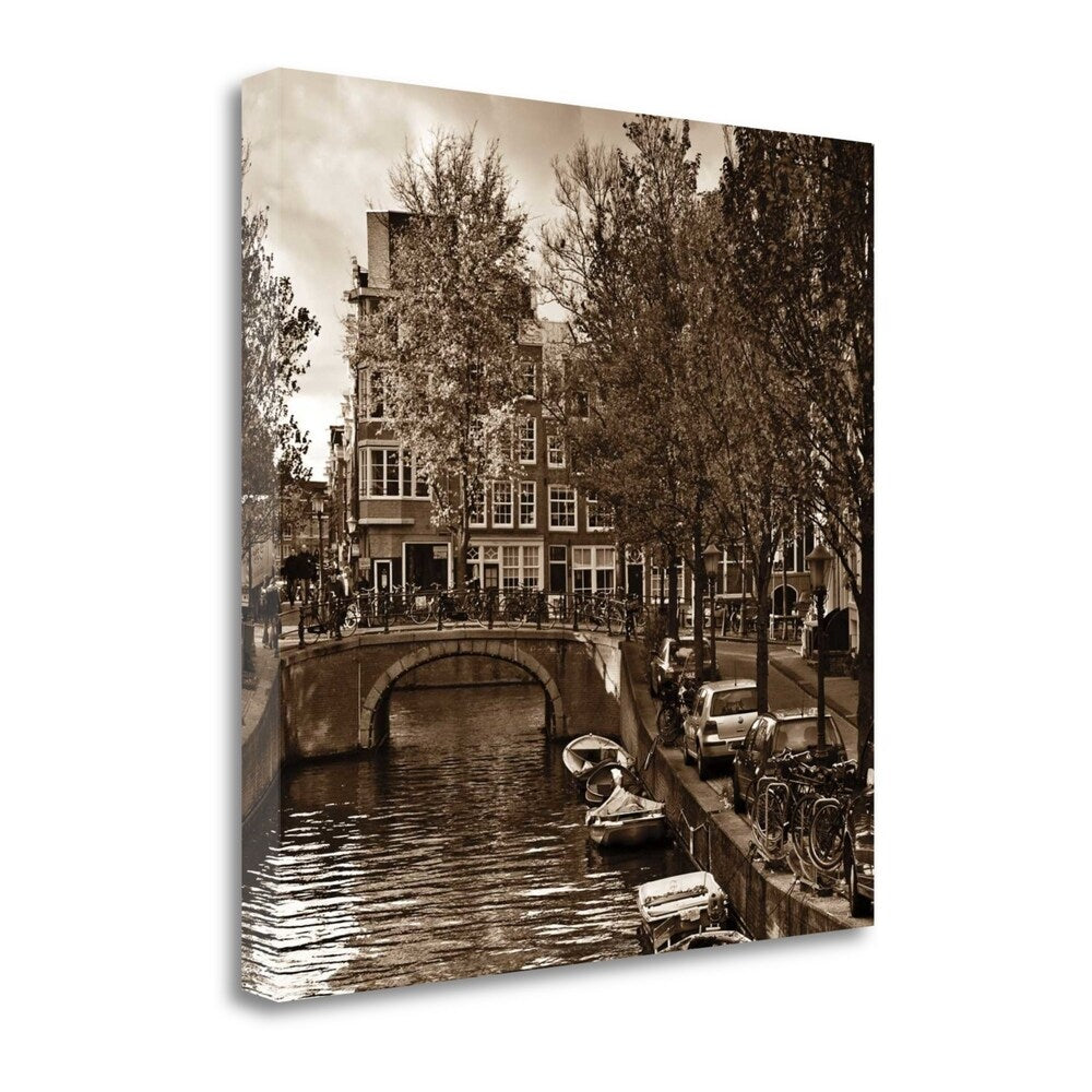 Autumn in Amsterdam IV by Jeff Maihara - Premium Giclee Print on Gallery Wrapped Canvas - Perfect for Living Room, Bedroom & Office Wall Decor