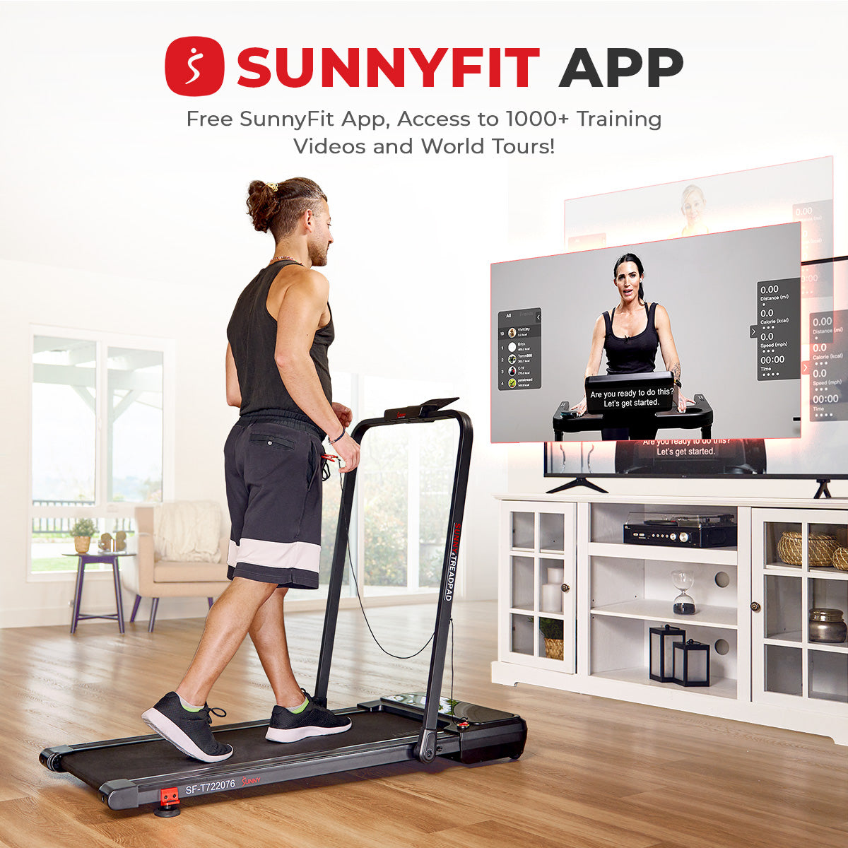Pacer 2 in 1 Auto Incline Under Desk Walking & Running Smart Treadmill - Compact Home Office Treadmill for Workouts While Working