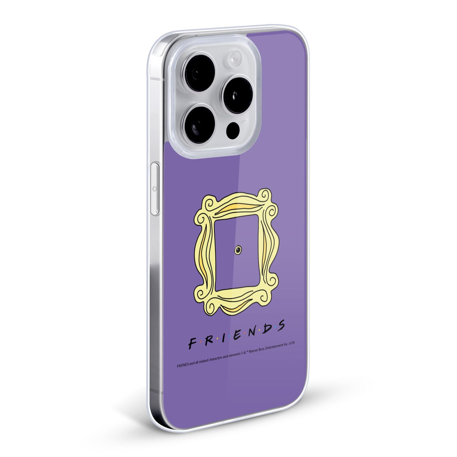 Officially Licensed Friends TV Show Peephole Frame Soft Gel Case for Apple iPhone 7 Plus/iPhone 8 Plus - Iconic Design, Durable Protection - Perfect for Fans, Daily Use & Gift Giving