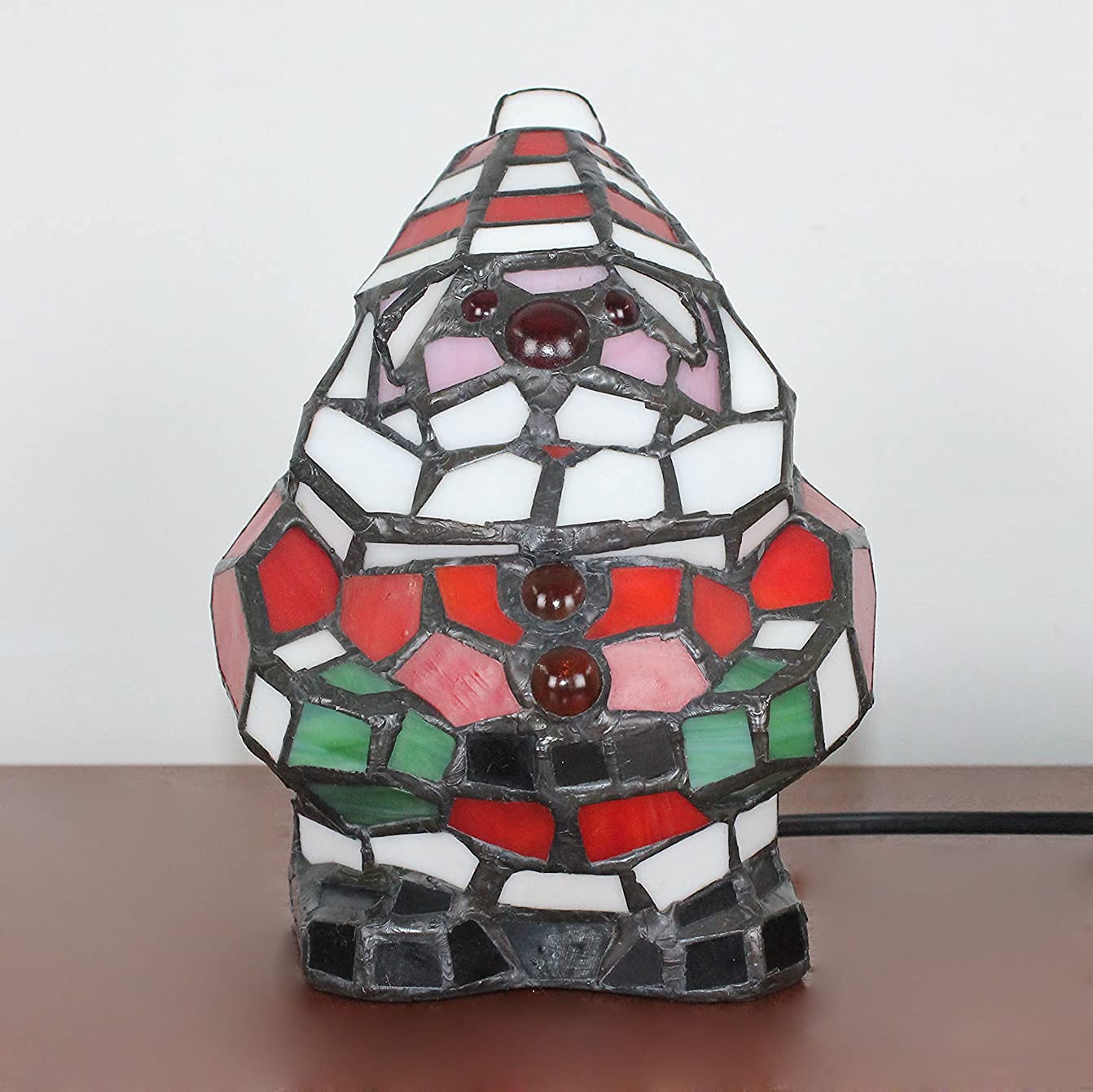 Modern Bedside Table Lamp for Bedroom - Night Light for Kids & Adults, Santa Claus Themed Decorative Lamp - Perfect for Nursery, Dorm, Living Room & Cozy Night Reading