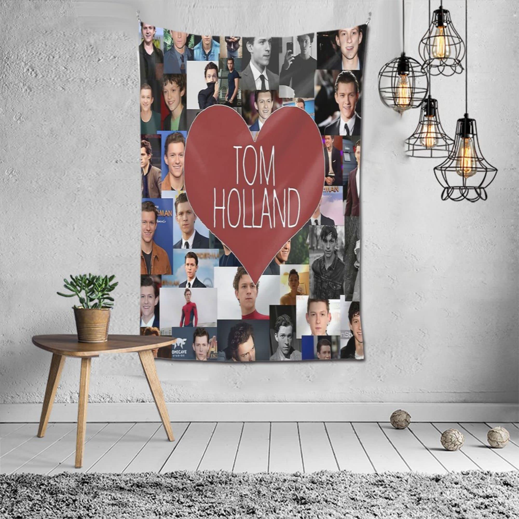 Jeinju Bohemian Tapestry Wall Hanging - Colorful Hippie Wall Art Decor for Living Room, Bedroom, Dorm - Perfect for Photo Backdrops & Aesthetic Room Decor
