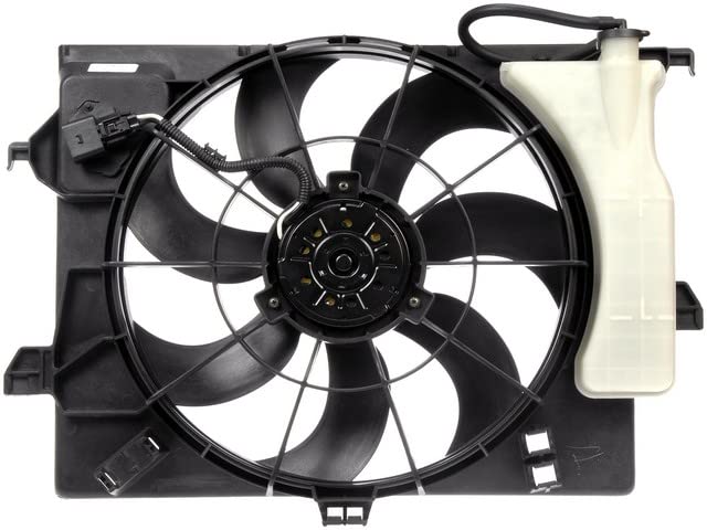 Dorman Radiator Fan Assembly - High-Performance Cooling Fan for Cars, Trucks & SUVs - Perfect for Engine Overheating Prevention & Summer Driving