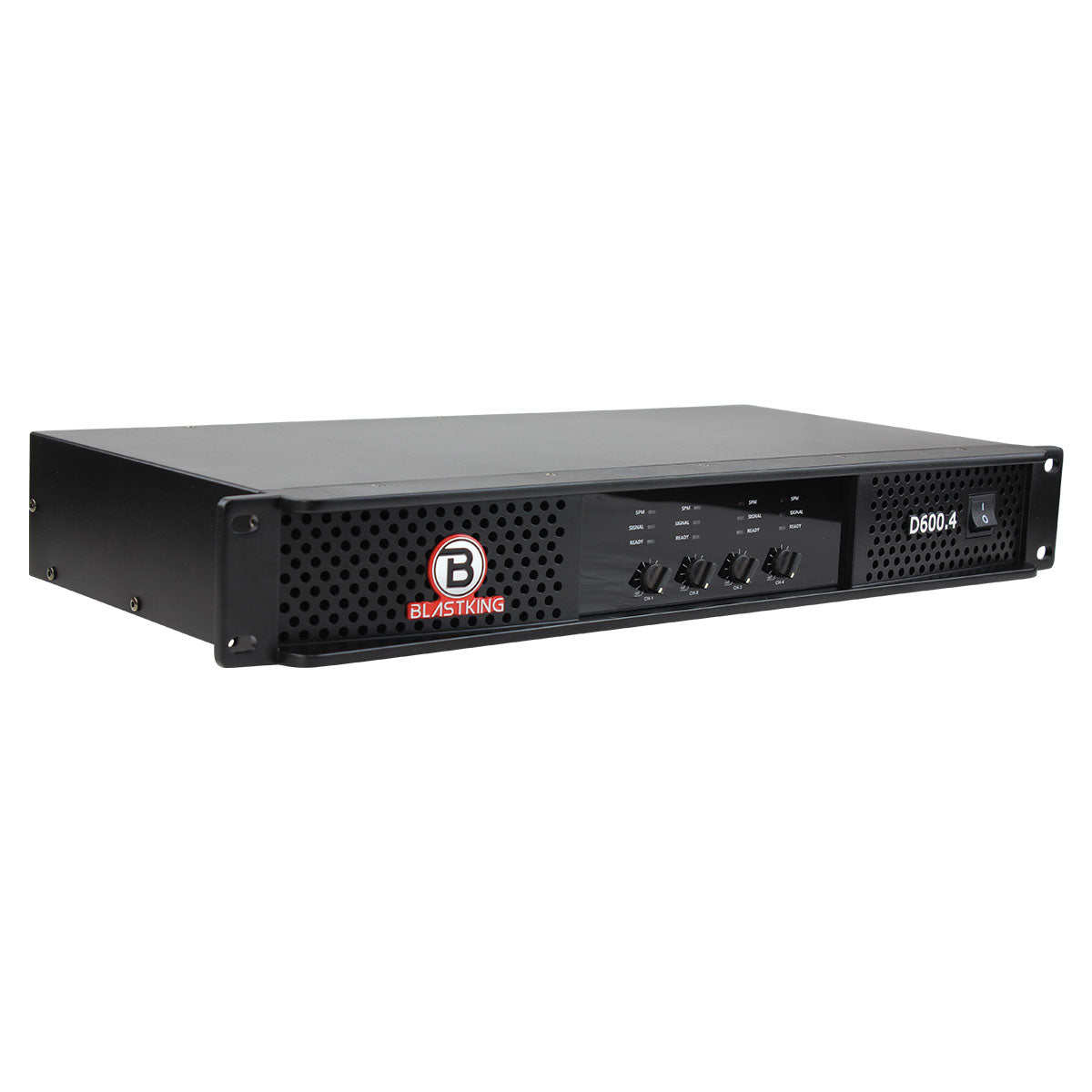 Blastking D600.4 2400 Watt 4 Channel Class D Car Amplifier - High Power Audio for Cars, Trucks & SUVs | Perfect for Car Audio Systems & Bass Boost