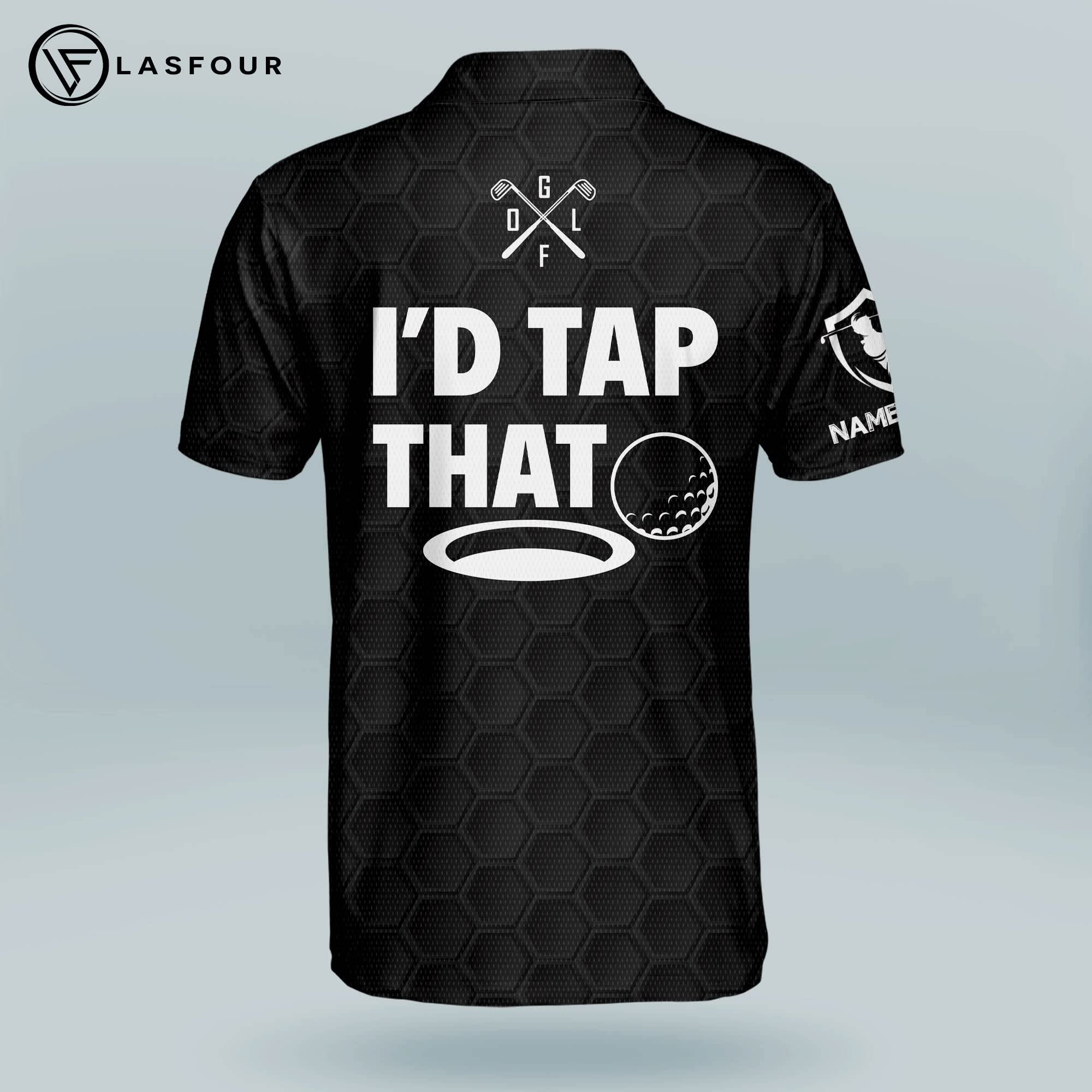 Funny Golf Shirts for Men - Dry Fit Polo for Golf & Casual Wear