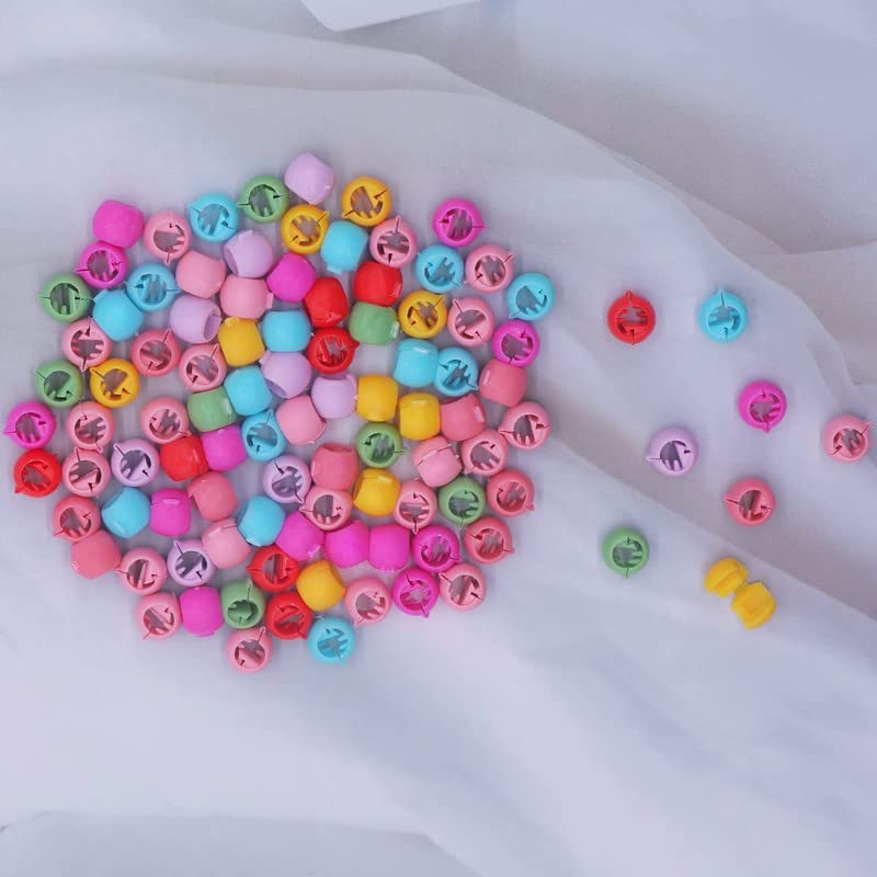 UltraStylist 50 Mini Claw Hair Clips - Tiny Plastic Hair Claws for Braids, Beads & Headwear - Cute Hair Accessories for Women, Girls & Kids - Perfect for School, Parties & Everyday Styling