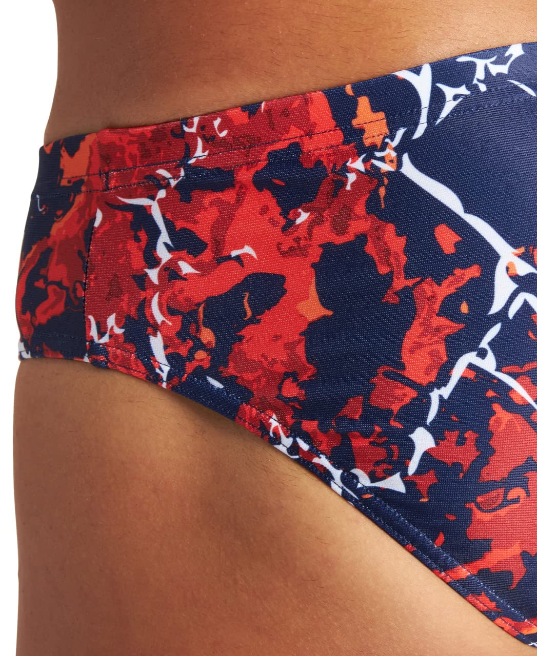 ARENA Men's Earth Texture Brief Swimsuit - Quick Dry Swim Trunks for Beach, Pool & Water Sports | Comfortable & Stylish Swimwear for Men