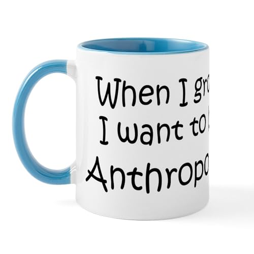 White/Blue Inside - Grow Up Anthropologist Mug