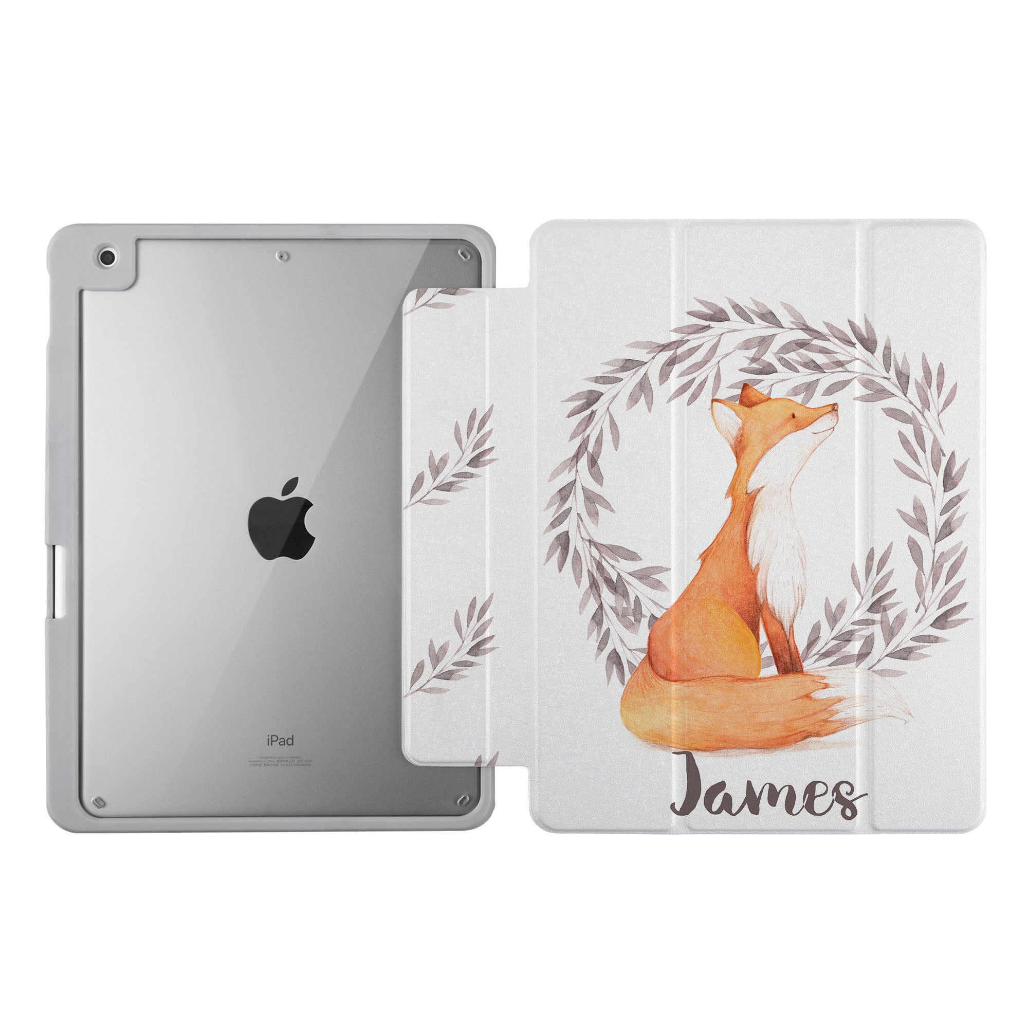 Premium 360° Rotating iPad Case with Cute Animal Design - Shockproof & Lightweight Protective Cover for iPad Air/Pro, Perfect for Work, School & Travel