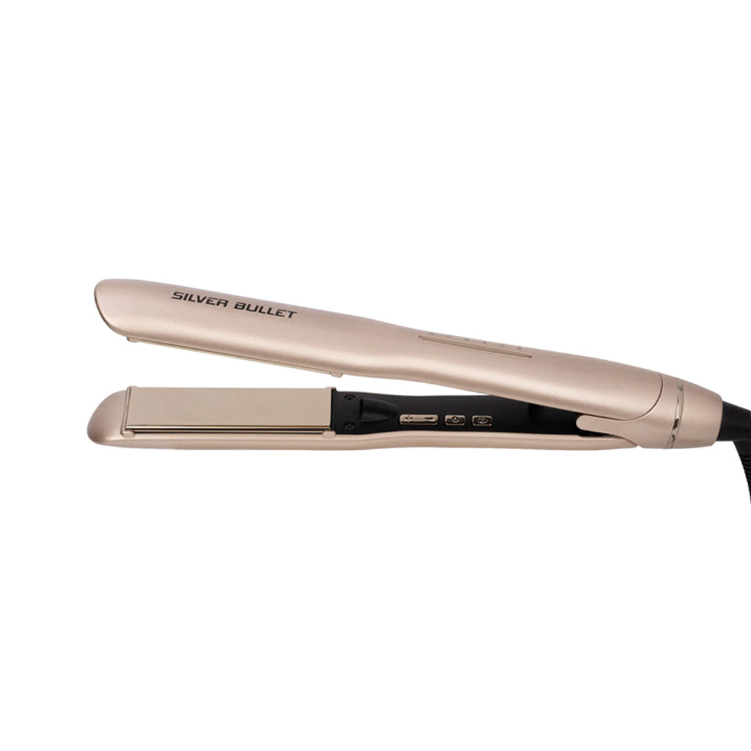 Silver Bullet Asteria Ionic Titanium 32mm Champagne Hair Dryer - Professional Salon-Grade Blow Dryer for Smooth, Shiny Hair at Home or Travel