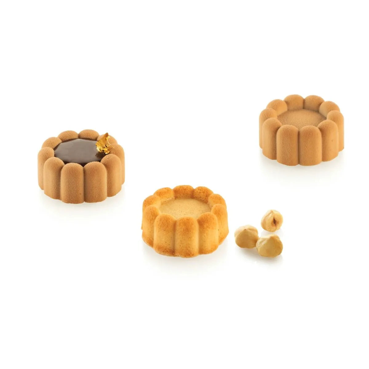 Silikomart Charlotte XS 16-18 Cavity Silicone Mold for Baking - Perfect for Cupcakes, Chocolates & Small Desserts