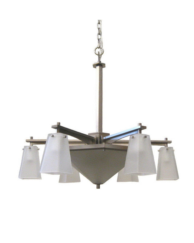 Kalco Lighting 4466 SN 9-Light Chandelier in Satin Nickel Finish - Elegant Dining Room & Foyer Lighting Fixture