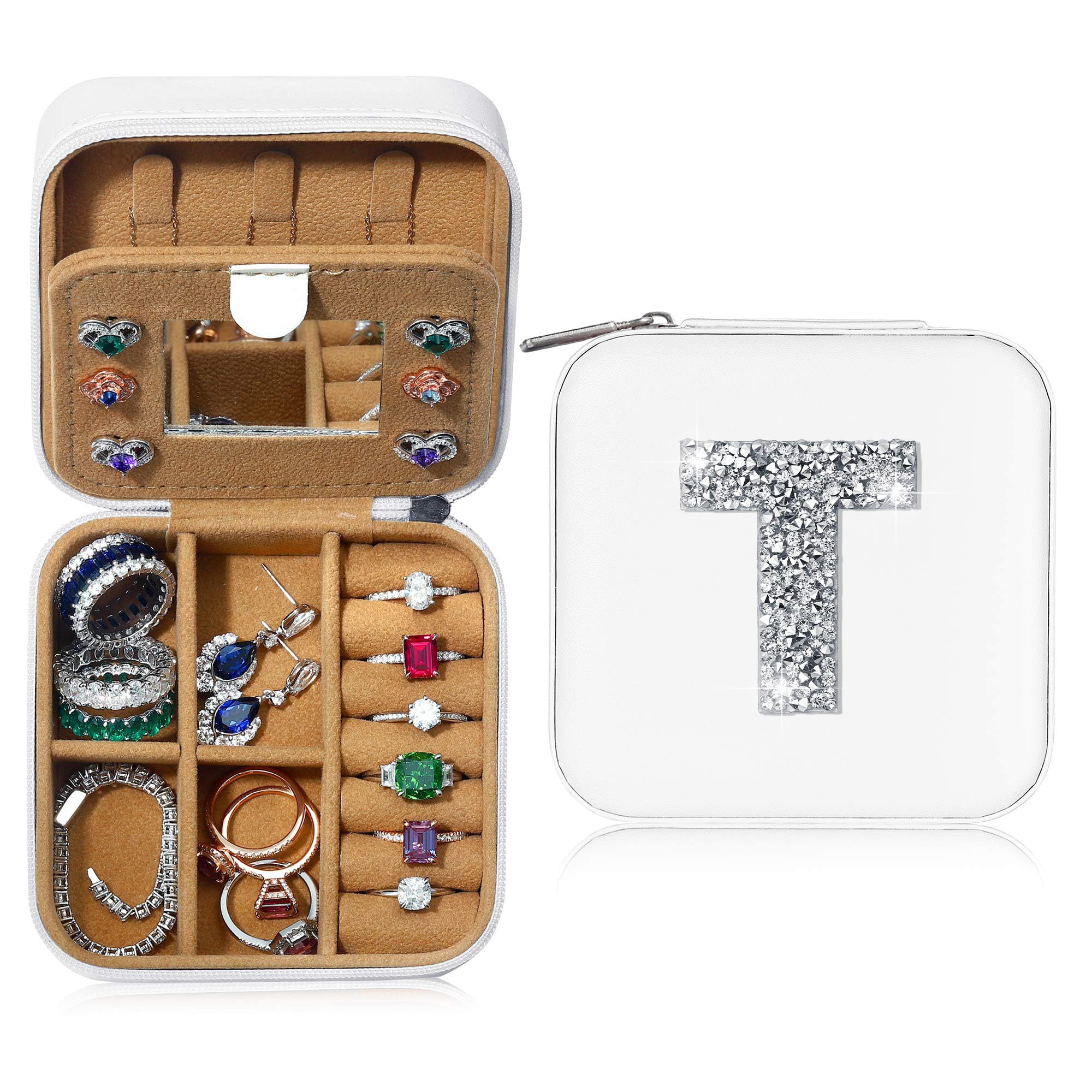 Personalized Jewelry Gift Box for Teachers - Travel Organizer for Women, Birthday & Retirement Gifts - Perfect for Teacher Appreciation Week & Thank You Presents