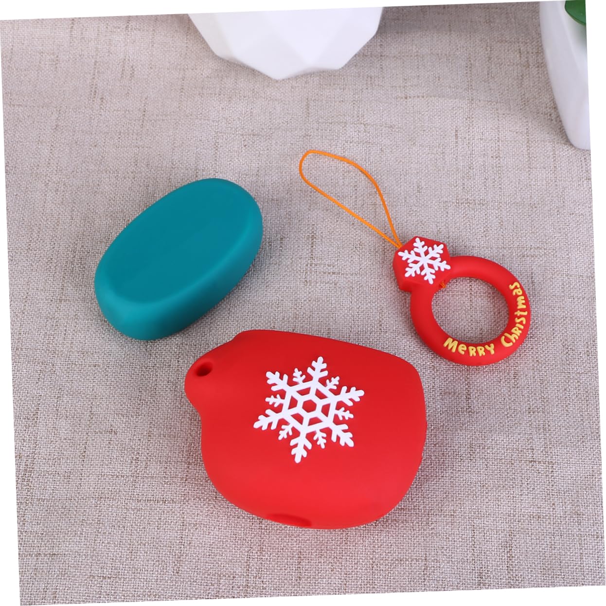 Angoily 2-Pack Snowflake Design AirPods Case Cover - Protective Hard Shell for Apple AirPods 1/2/3 Pro - Perfect for Hiking, Biking, Travel & Outdoor Activities