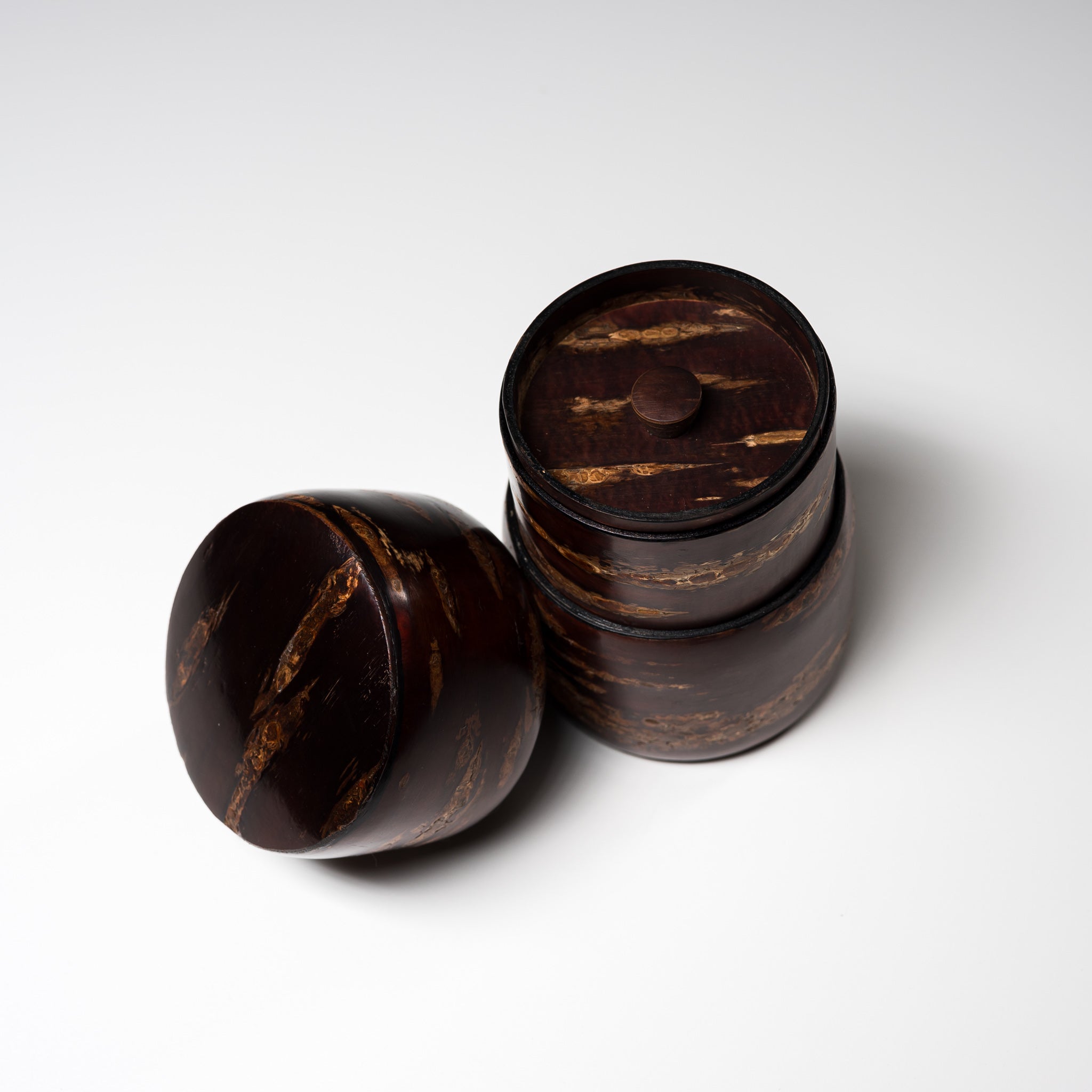 Premium Tomioka Cherry Bark Tea Caddy - Handcrafted Japanese Tea Storage Box (Doumori) by Tomioka Shop - Perfect for Matcha, Loose Leaf Tea & Home Decor