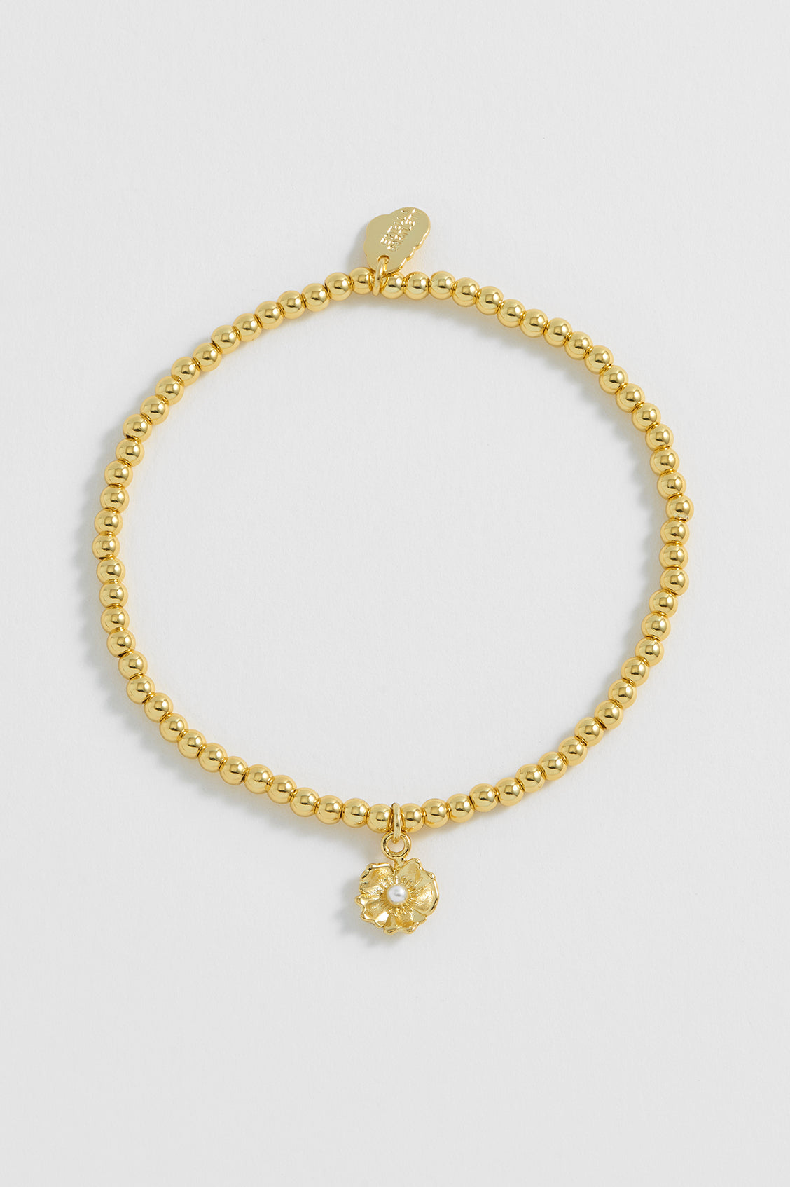 Elegant Beaded Buttercup Pearl Charm Bracelet for Women - Perfect for Weddings, Parties & Everyday Wear