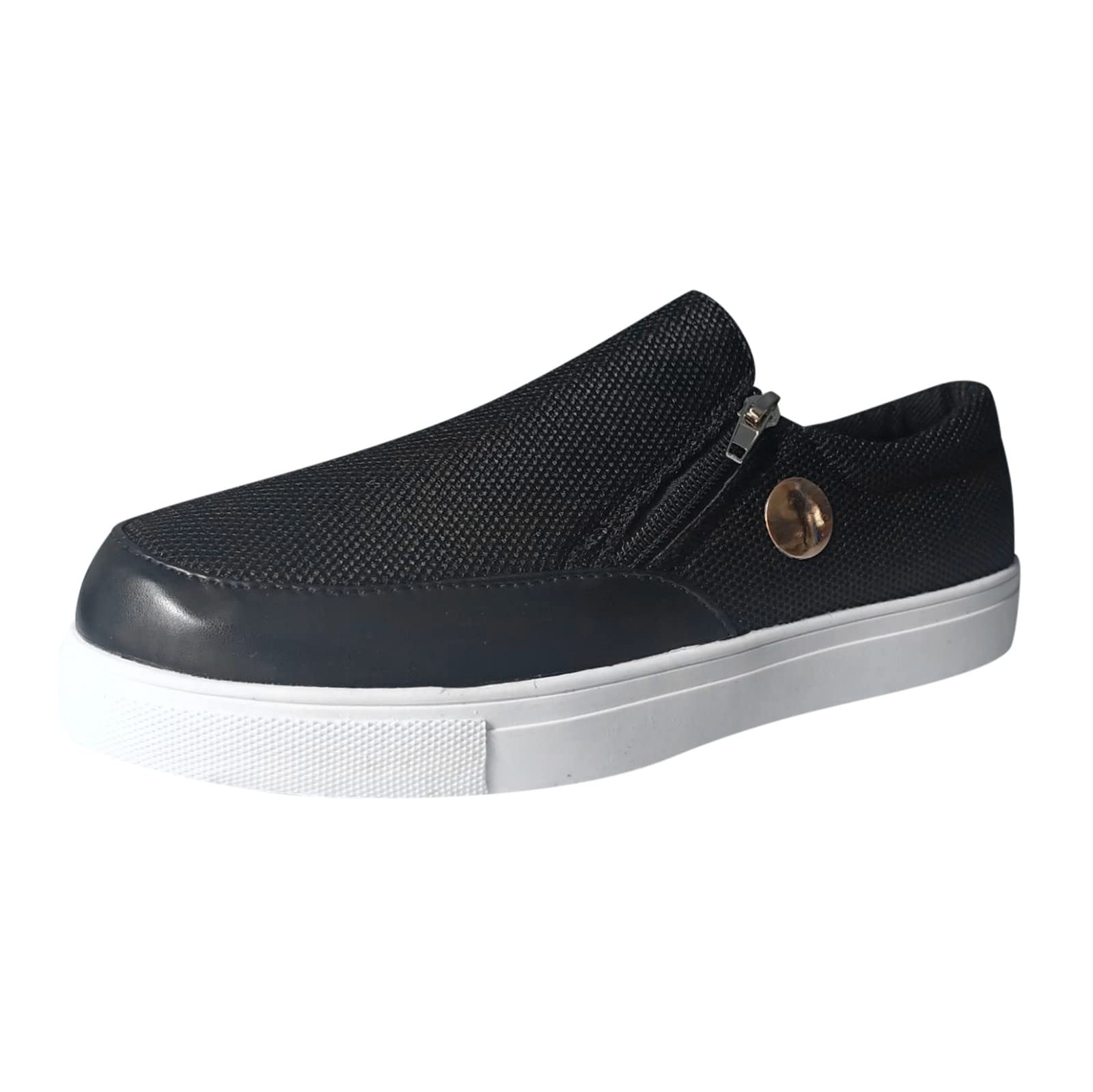WalGRHFR Women's Loafers - Breathable Lace-Up Casual Flats | Pure Color Fashion Sneakers for Outdoor & Leisure Wear | Perfect for Work, Travel and Everyday Comfort