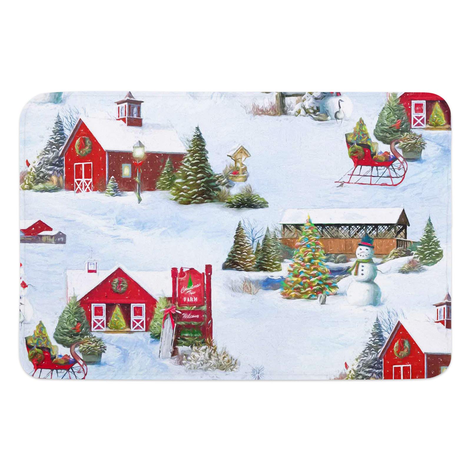 Absorbent Bathroom Rugs - 18