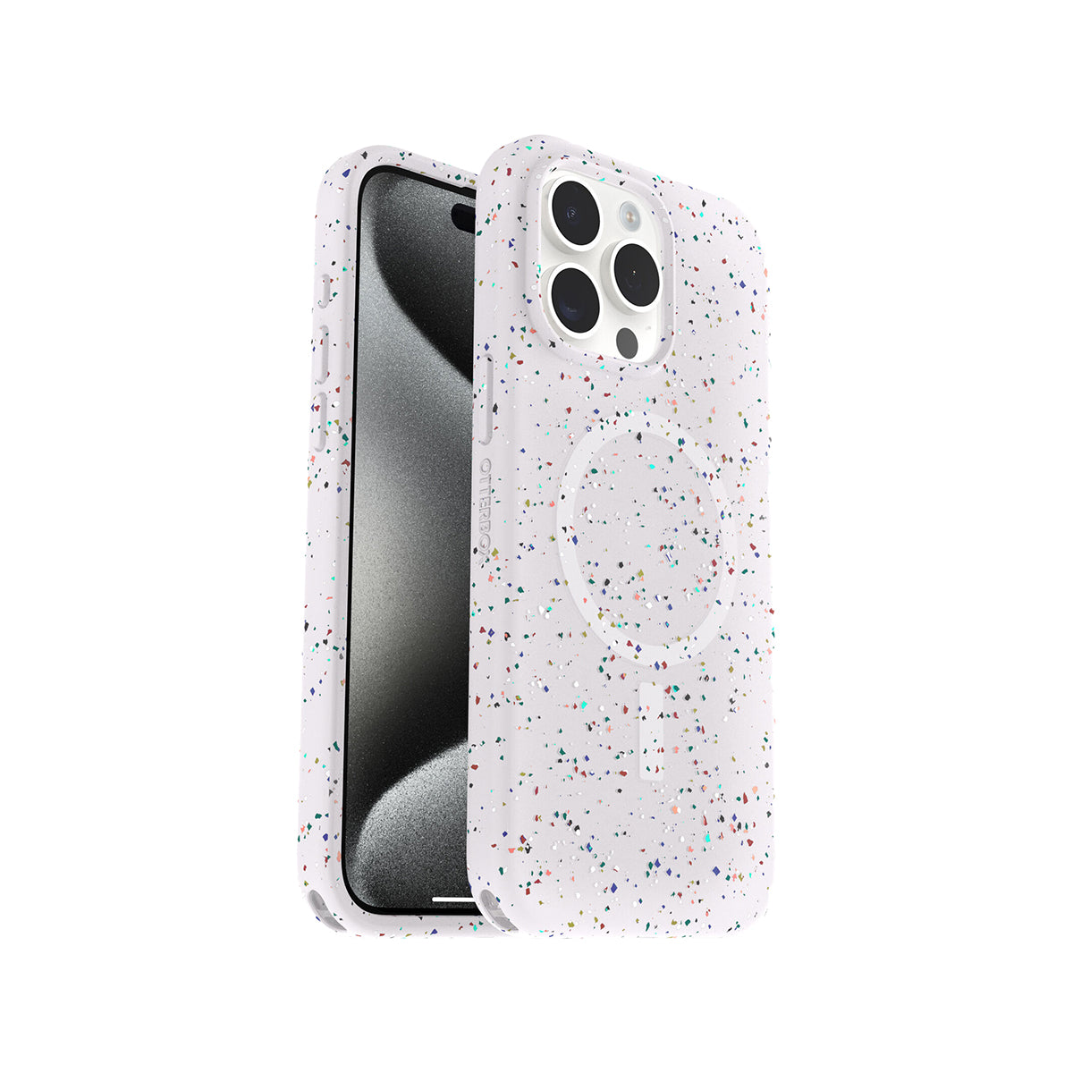 Otterbox Core Protective Case for iPhone 15 Pro Max - Shockproof & Slim Design with Sparkling Sprinkles | Perfect for Outdoor Adventures, Daily Commute & Active Lifestyles