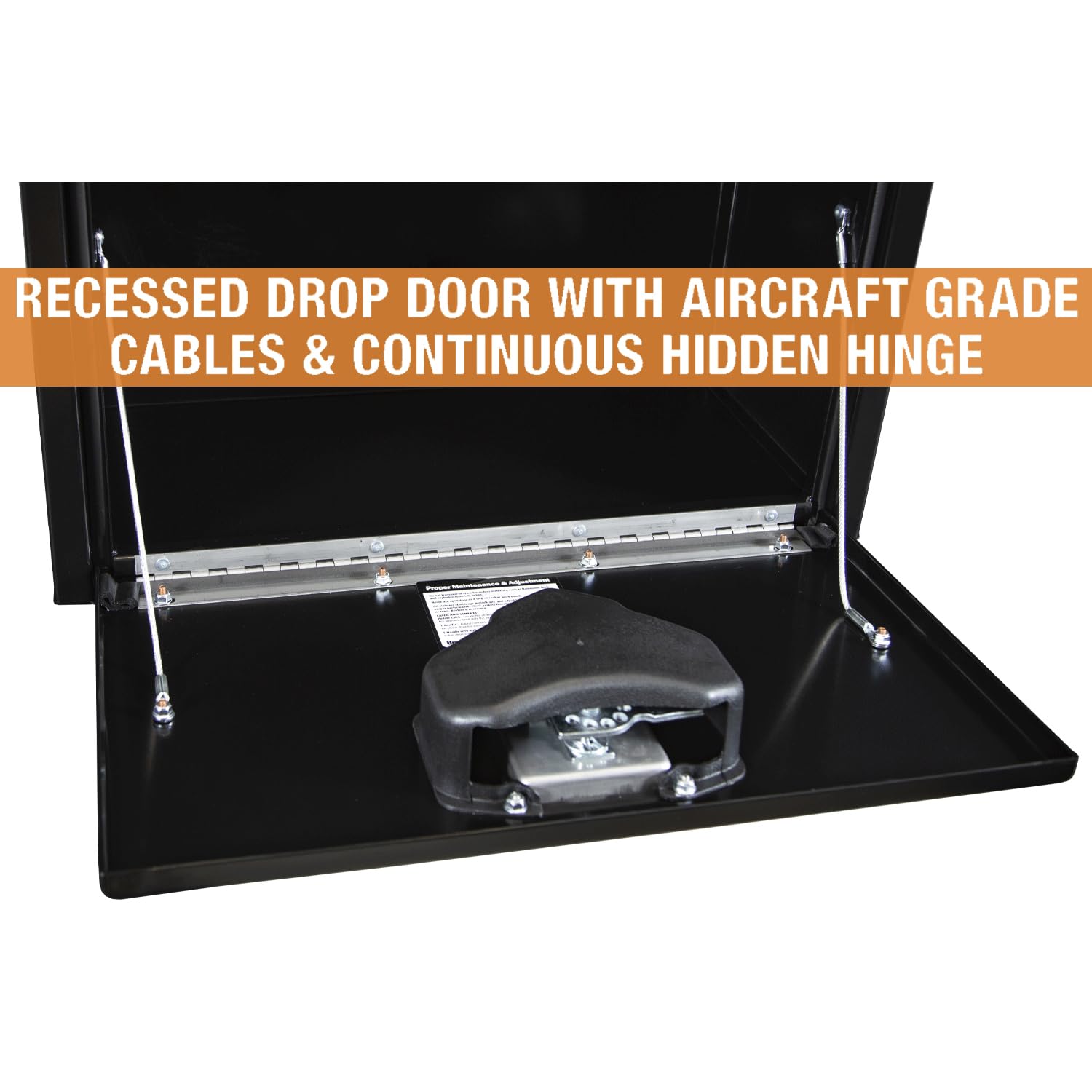 **Buyers Products 1703350 Black Steel Underbody Truck Tool Box with Lockable T-Handle Latch | 14 x 12 x 24 Inch | Heavy-Duty Contractor Tool Storage | Made in USA | Perfect for Pickup Trucks & Work Vans**    *(Ideal for Organizing Tools, Equipment & Supplies On-the-Go – Fits Under Truck Beds & Commercial Vehicles)*
