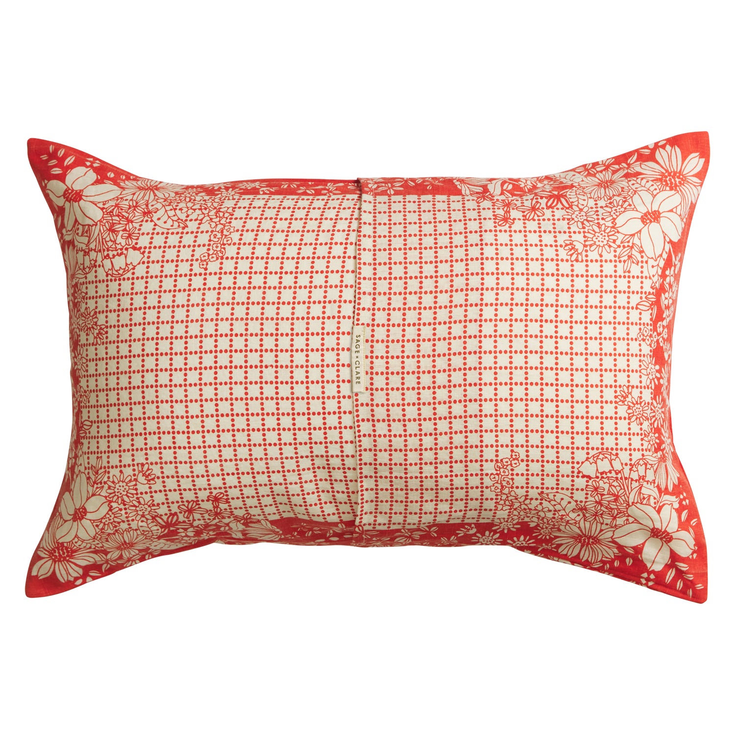 Premium Mallorie Linen Pillowcase Set - 2 Pack Scarlet Red - Soft Breathable Bedding for Better Sleep - Perfect for Home, Hotel & Airbnb Use