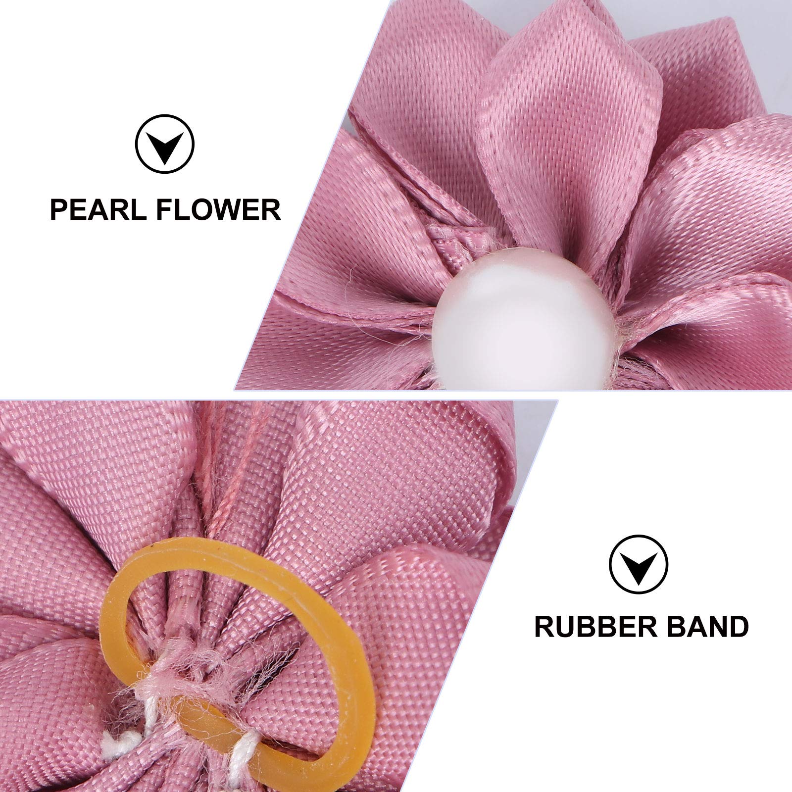 40pcs Pet Hair Ties for Dogs & Cats - Soft Elastic Hair Rings for Grooming, Training & Play - Secure Hair Holder for Long Haired Pets - Perfect for Home, Travel & Outdoor Use