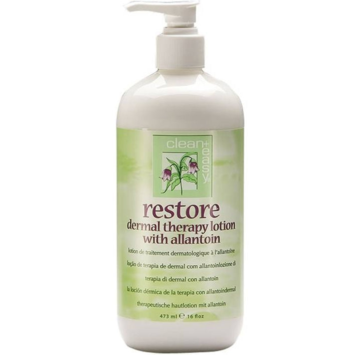 C&E Restore Dermal Therapy Lotion with Allantoin - Hydrating & Soothing Skin Care for Dry, Irritated Skin - Perfect for Daily Moisturizing & Post-Treatment Recovery