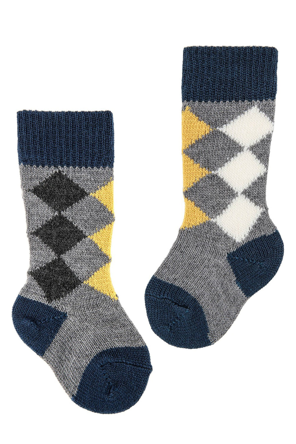 Premium Merino Wool Diamond Pattern Socks for Men & Women - Soft, Breathable & Odor-Resistant - Perfect for Hiking, Running & Outdoor Activities