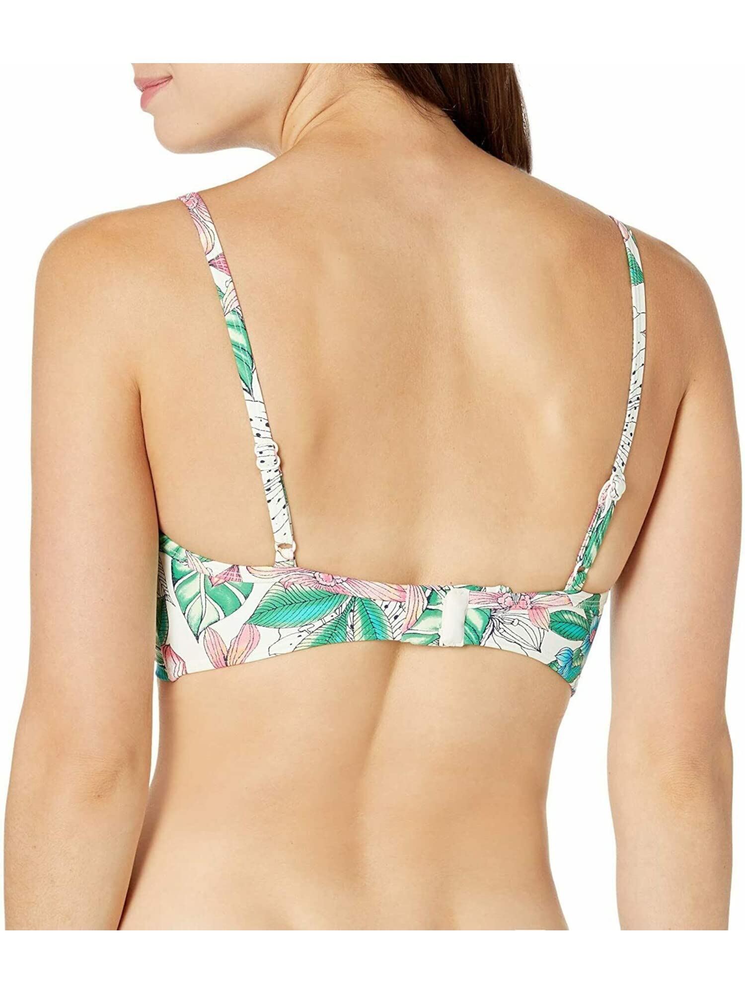 COCO REEF Women's ENRAPTURE Bra Sized Wrap Bikini Top - Ivory 110, 36/38 D | Supportive Swimwear for Beach & Pool | Perfect for Vacation & Summer Activities