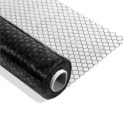ESD Grid Honeycomb PVC Anti-Static Curtain - 4.5'x10'x0.3mm Softwall Protective Covering for Cleanrooms, Warehouses & Electronics Workstations