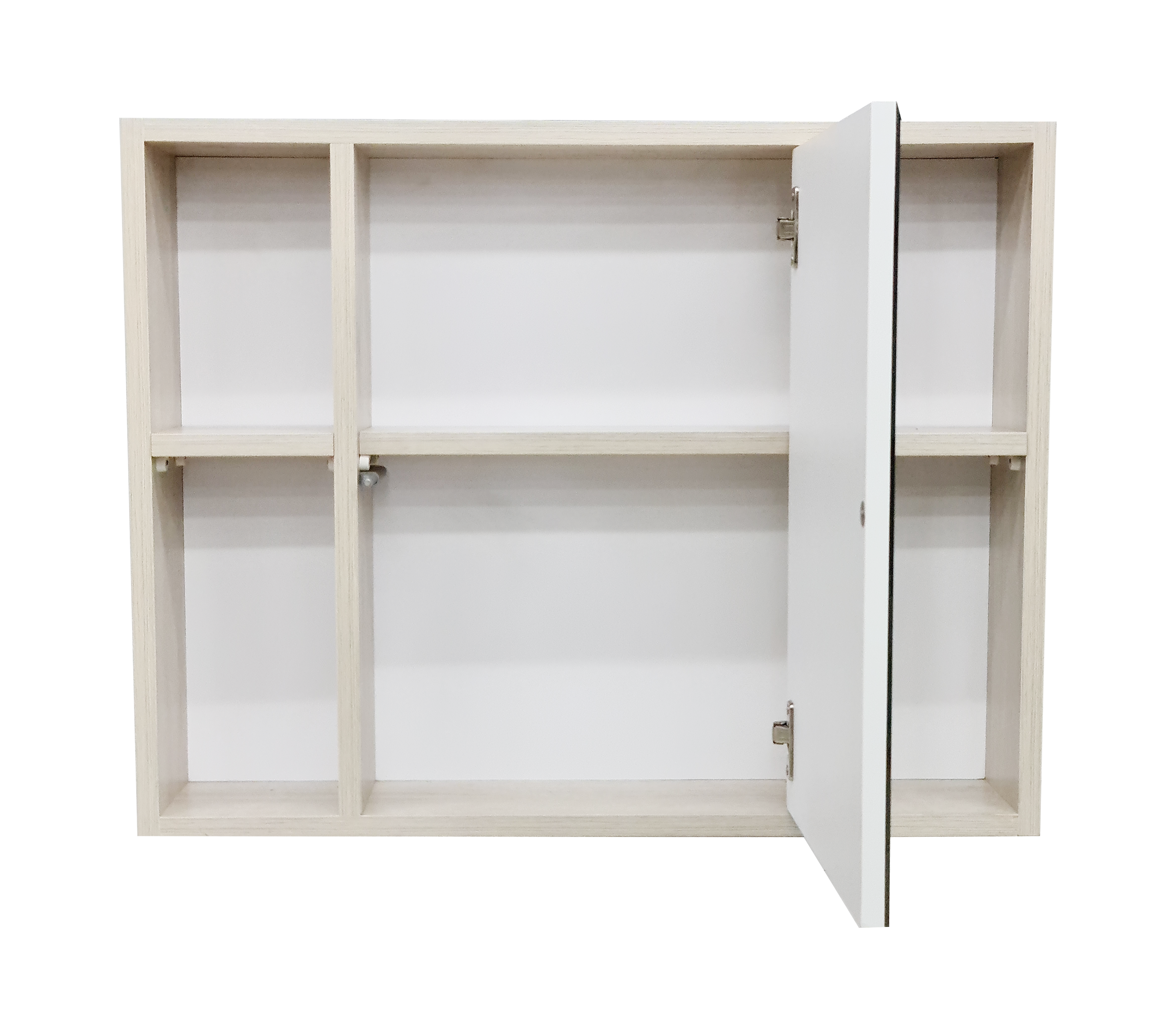 Powerfik Wall Mounted Bathroom Mirror with Storage Cabinet - Perfect for Modern Bathrooms, Vanities & Small Spaces