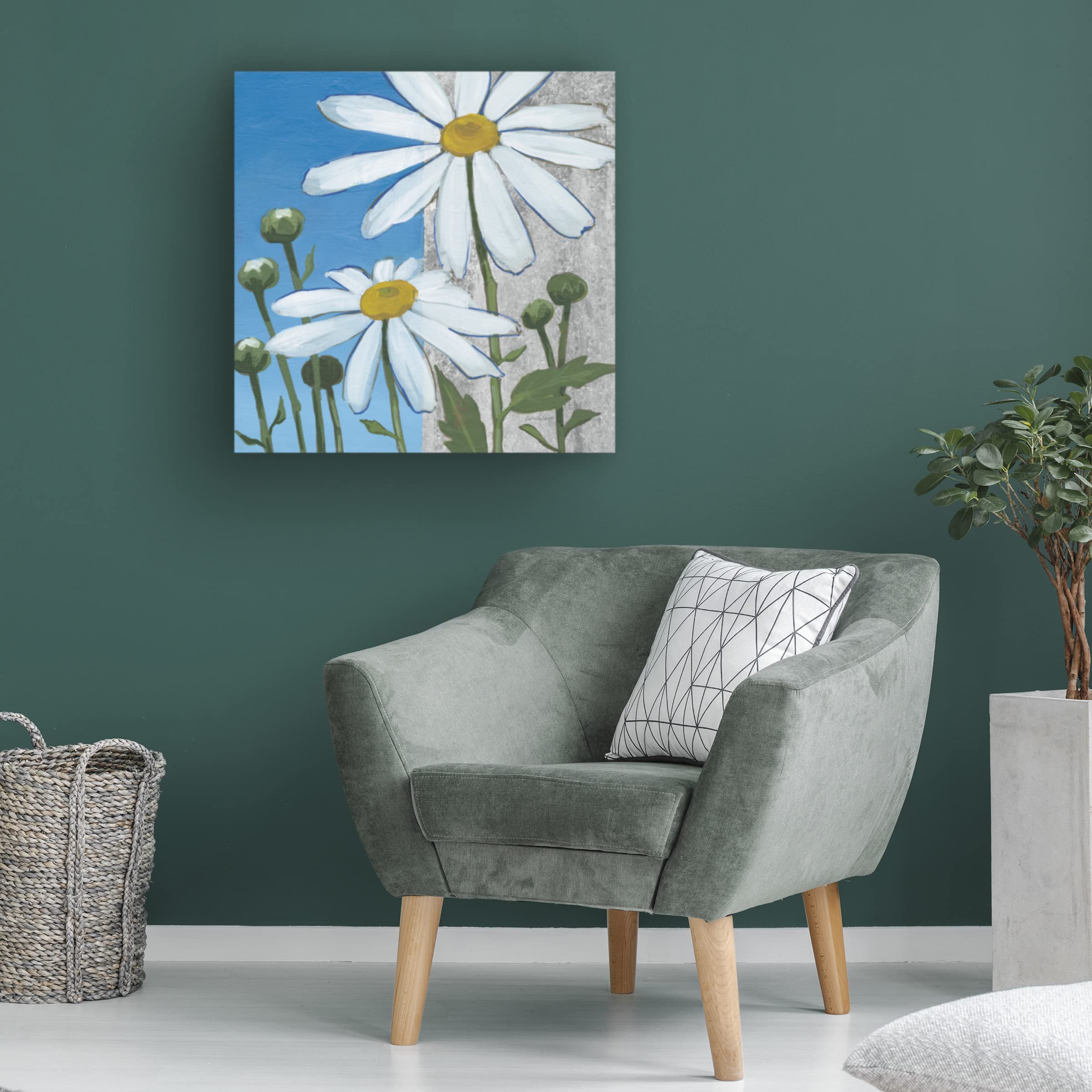 Anne Tavoletti 'Coastal Life I' Framed Canvas Wall Art Print - Beach Themed Home Decor for Living Room, Bedroom & Office - Seascape Painting for Coastal & Nautical Interior Design