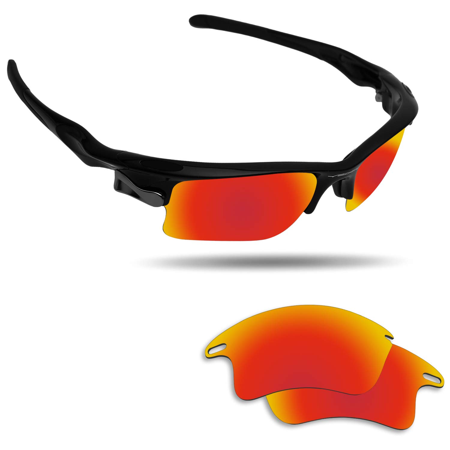 Oakley Fast Jacket XL Sunglasses Replacement Lenses - UV Protection, Polarized, Scratch Resistant - Perfect for Running, Cycling & Outdoor Sports
